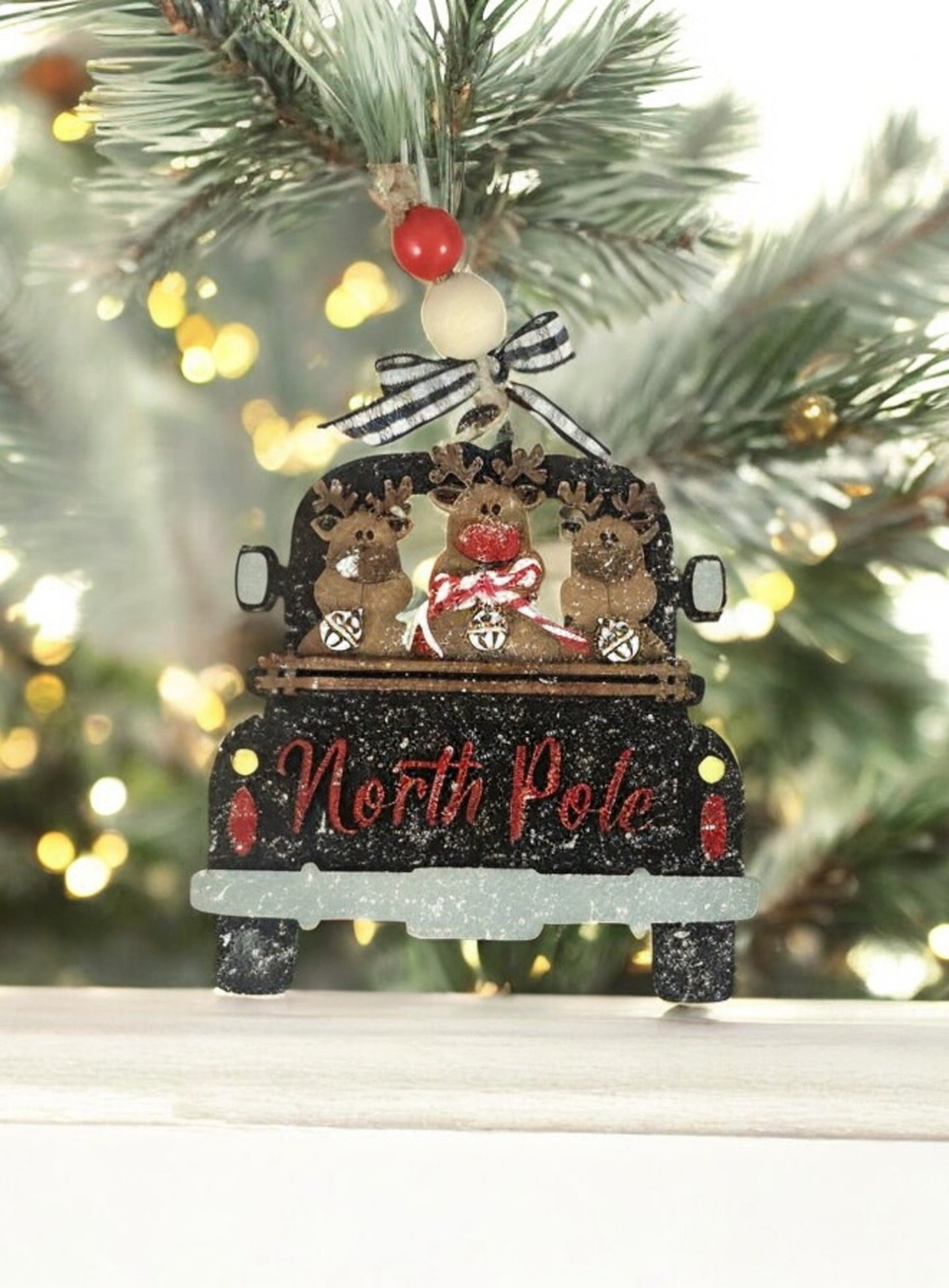 North Pole Truck Ornament