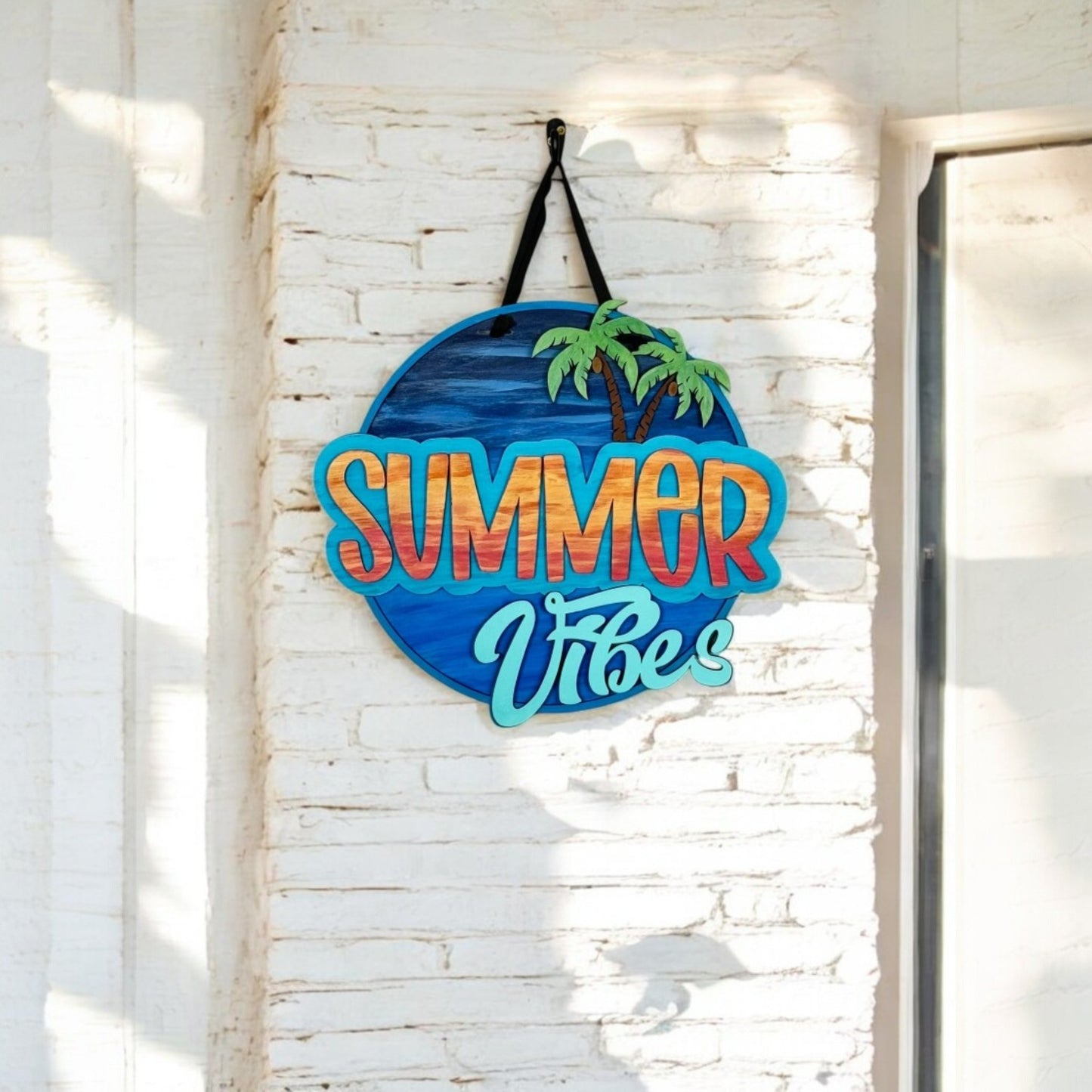Summer Vibes Door Hanger